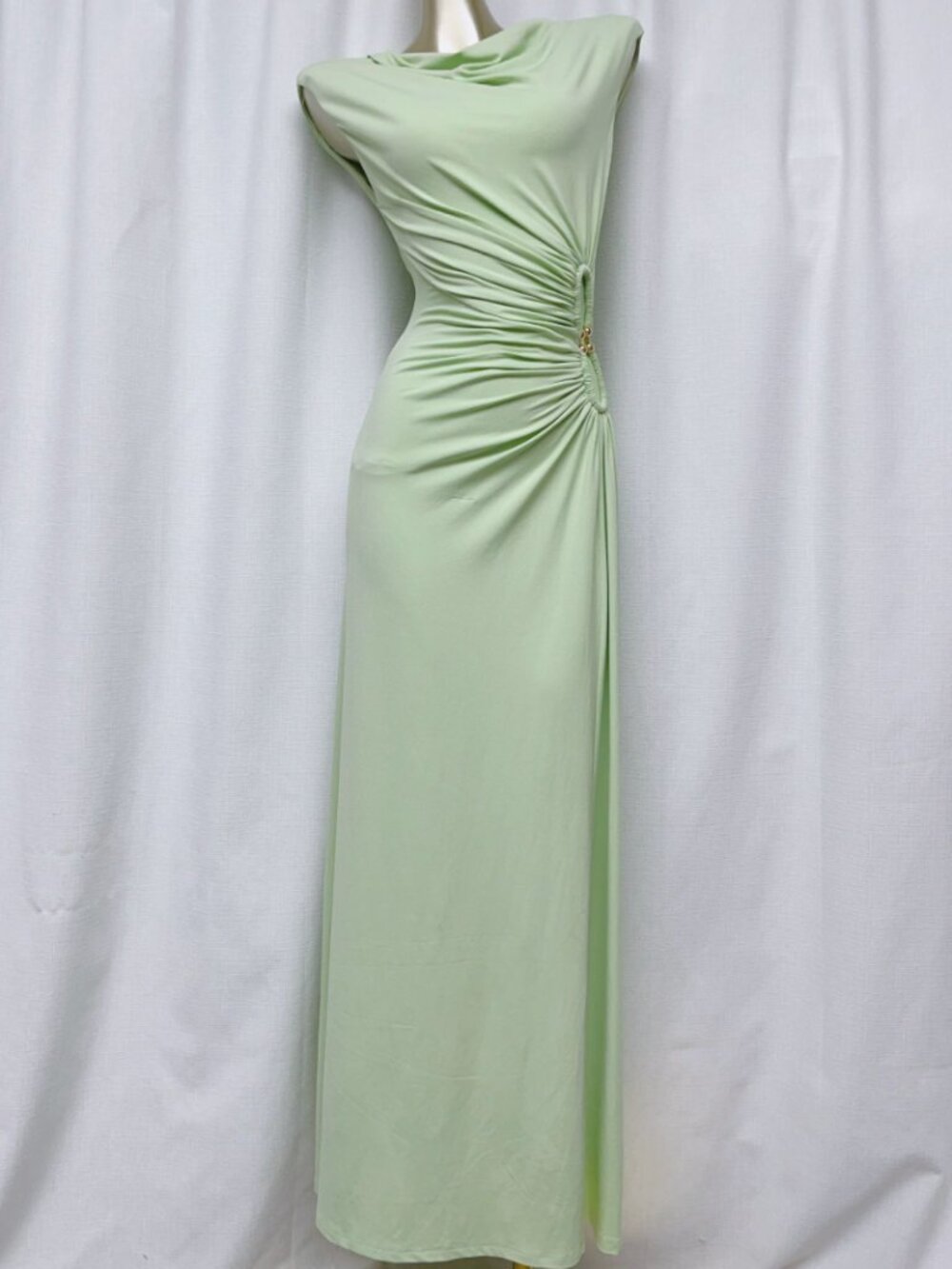 BEST Sheike Cassidy Maxi Dress AU6/US2 Sage Green - Picture 4 of 7